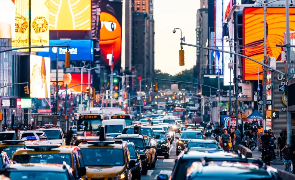 times square traffic