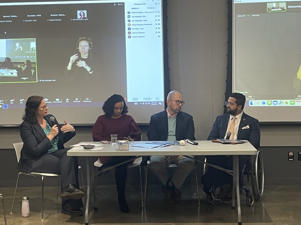 image of the panel & sarah kaufman