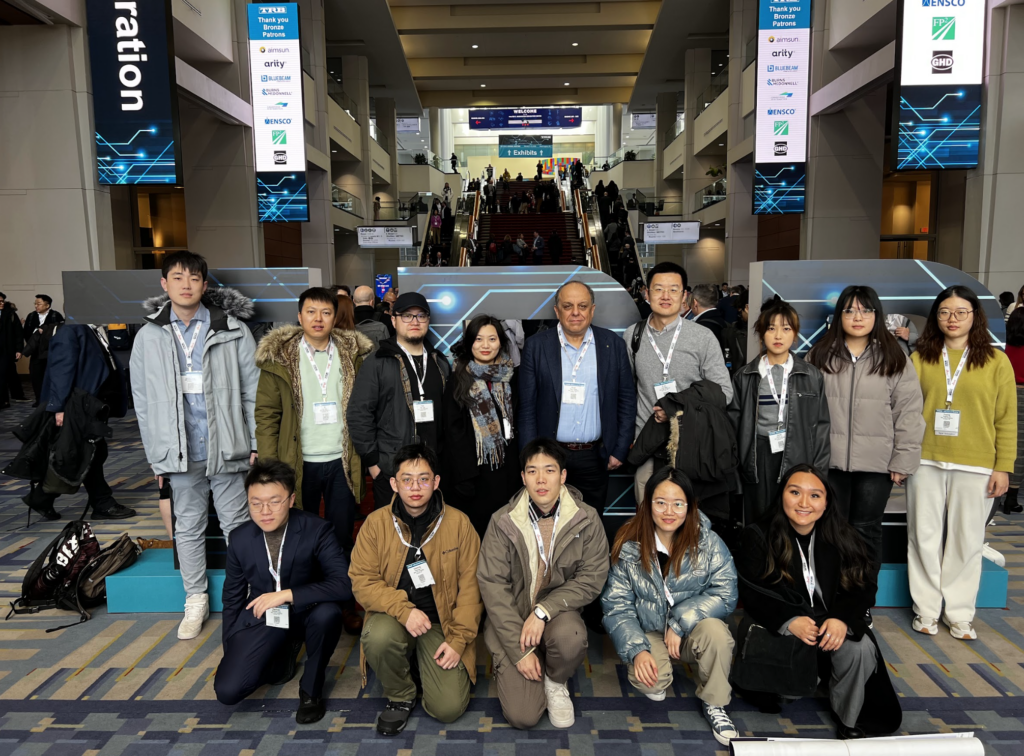 NYU/C2SMART researchers at the lobby of TRB's workshop