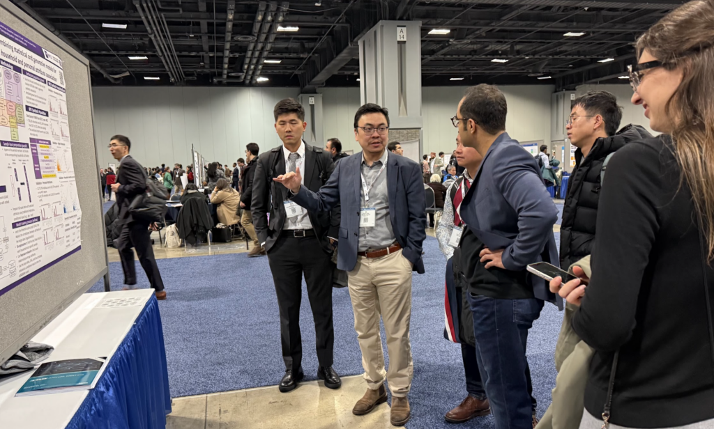 Dr. Chow at the TRB poster presentation