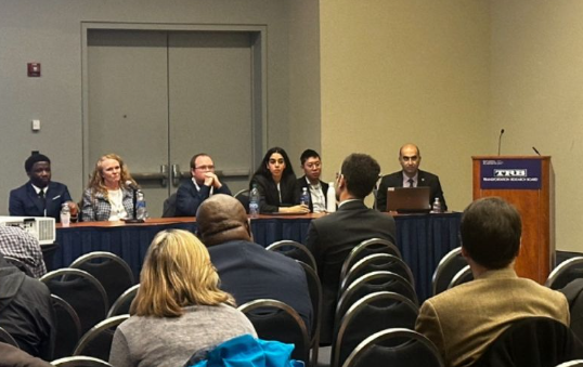 photo of Prof. Azimi's panel