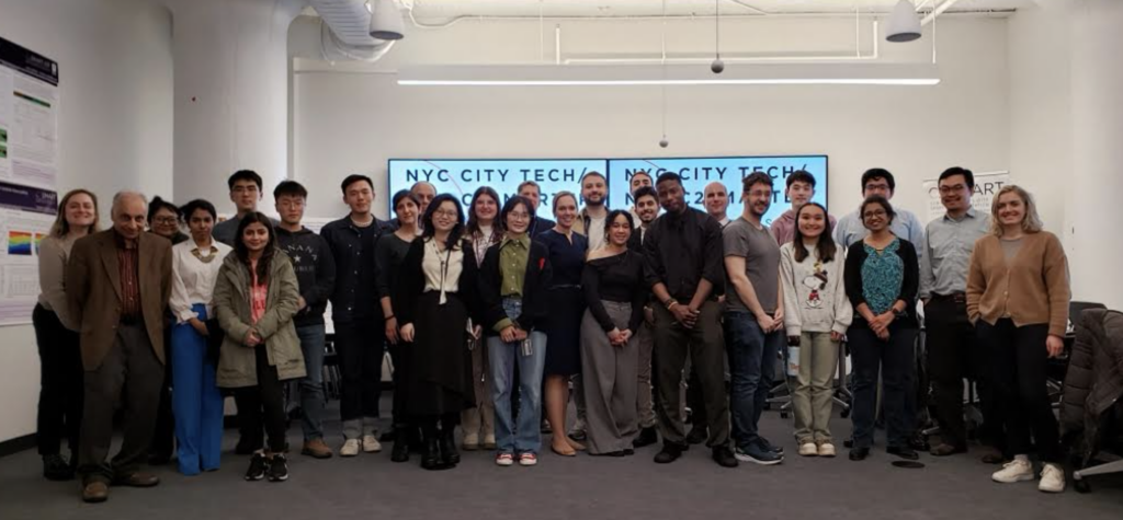 all attendees in a group photo