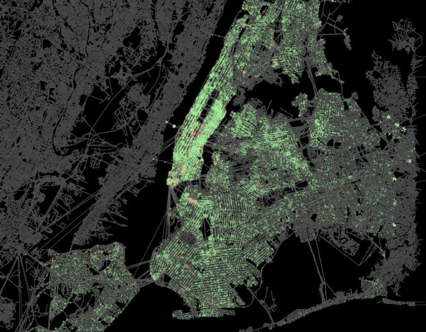 MATSIM snapshot of NYC