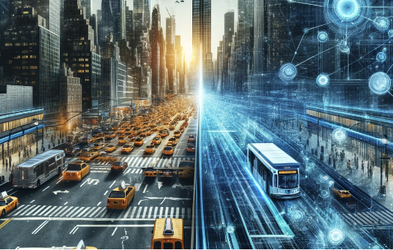 animated image of traffic