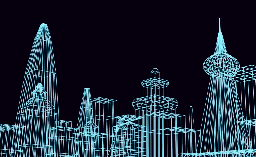 graphic of city building outlines