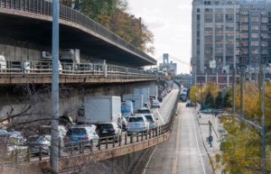 BQE triple cantilever