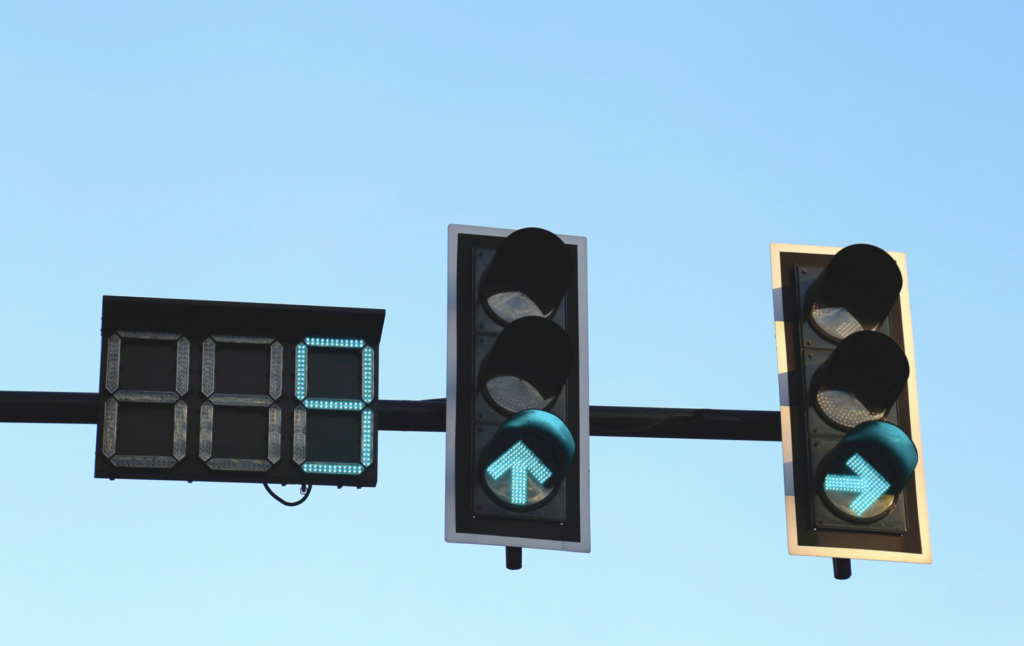 green traffic lights