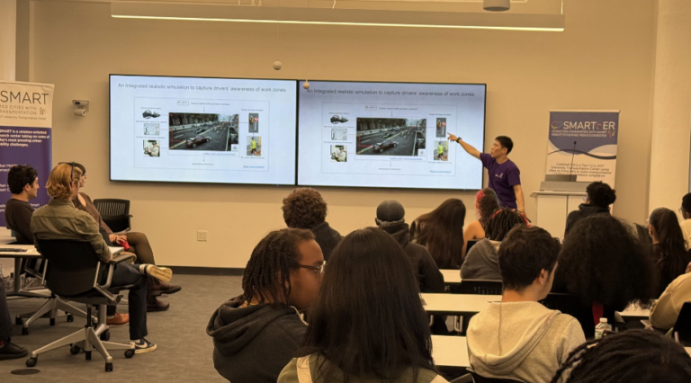 Shuo Zhang presenting at Stem Day 2024
