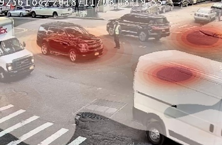 Near miss heat map