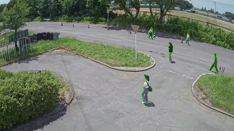 Video footage of a collision analyzed by SeeUnsafe
