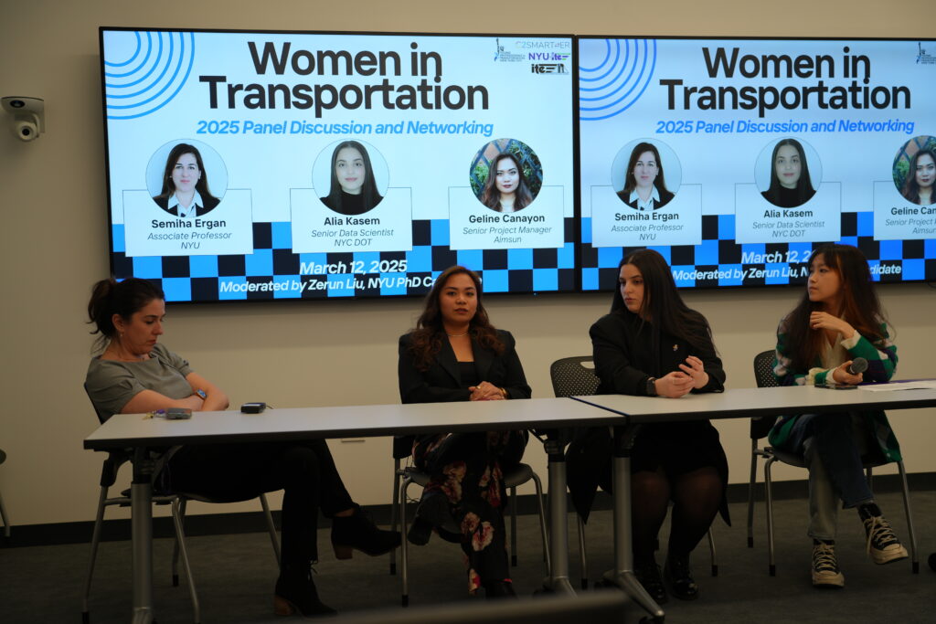 WIT panelists and moderator during the discussion